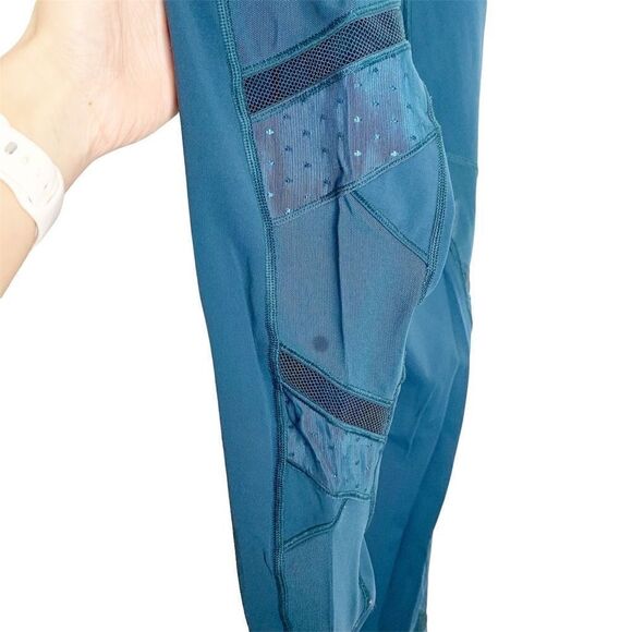 Lululemon Bonded Longline Sports Bra & Just Breathe Pant Set Alberta Lake Size 6 - Picture 10 of 14